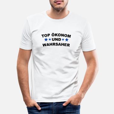 Wahrsagerei Ökonomie ist Wahrsagerei - Männer Slim Fit T-Shirt