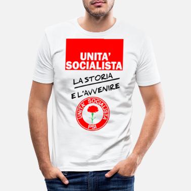 Socjalistyczna JEDNOSTKA SOCJALISTYCZNA - Obcisła koszulka męska