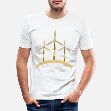 Energetyka Wiatrowa Energetyka wiatrowa - Obcisła koszulka męska