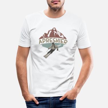 Hüttenzauber Apreski Club Hüttenzauber Skiferie gave ski - Slim fit T-skjorte for menn