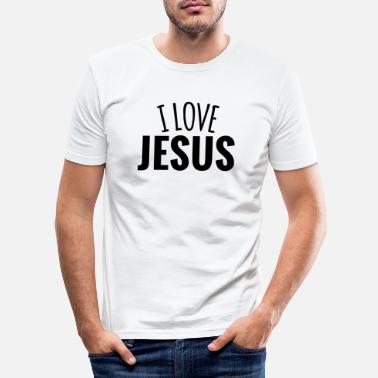 I Love Jesus I love Jesus - Men&#39;s Slim Fit T-Shirt