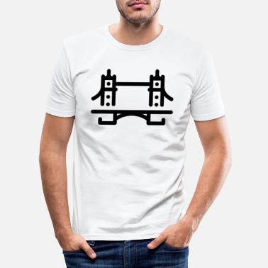 Wielka Brytania stolica Londyn Anglia Wielka Brytania - Obcisła koszulka męska