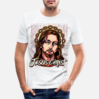 Jeesus Kristus Jeesus Kristus - Miesten slim fit t-paita