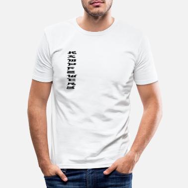 Kampdrikker Battle dverg asiatisk svart - Slim fit T-skjorte for menn