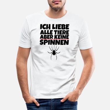 Spinnenphobie spinnenphobie - Männer Slim Fit T-Shirt
