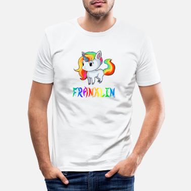 Franklin Einhorn Franklin - Männer Slim Fit T-Shirt