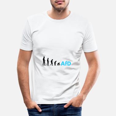Pegida Evolution to afd gift politics Pegida - Men&#39;s Slim Fit T-Shirt