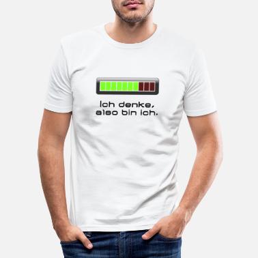 Denker Denke - Männer Slim Fit T-Shirt
