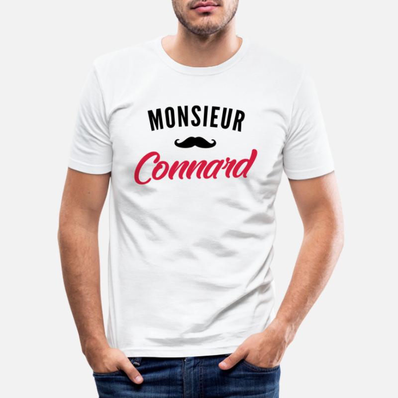 T-Shirt Homme Monsieur Connard Fun Drôle Humour EVJF Anniversaire 