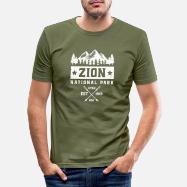 National Games Zion National Park Est 1919 - Slim fit T-skjorte for menn