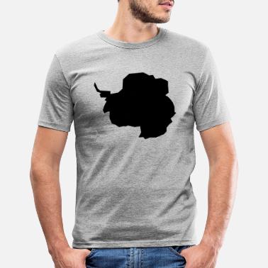 Antarktis Antarktis - Slim fit T-skjorte for menn