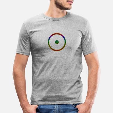 Göttlich I AM - creator enabled - point in circle - digital - Slim fit T-skjorte for menn