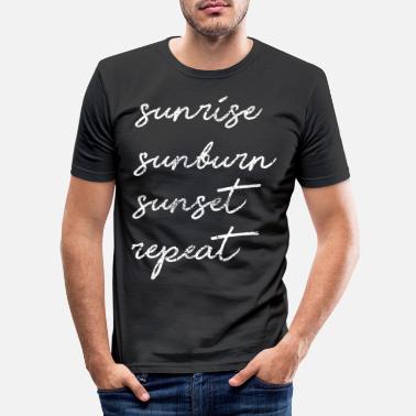 Solbrent solbrenthet - Slim fit T-skjorte for menn