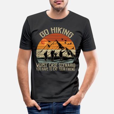Hiking Go Hiking Worst Case Scenario - Männer Slim Fit T-Shirt