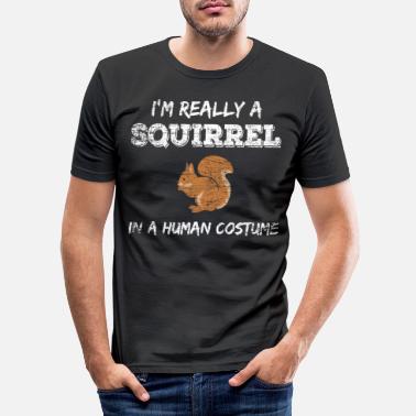 Puku Oravan puku - Miesten slim fit t-paita