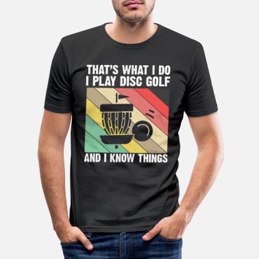 I Love Softball Golf Quote Thats What I Do I - Men&#39;s Slim Fit T-Shirt