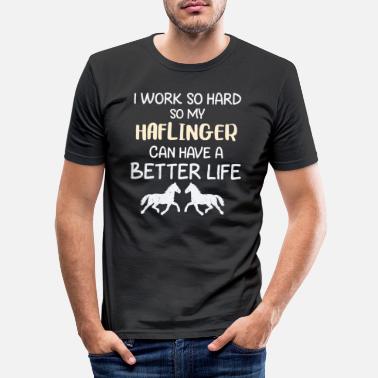 Haflinger Haflinger - Miesten slim fit t-paita