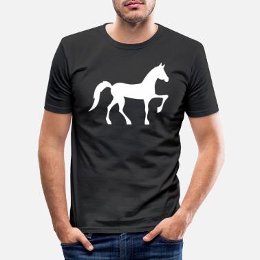 Trab pferd - Männer Slim Fit T-Shirt