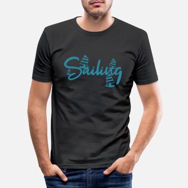 Jolle Seiling jolle - Slim fit T-skjorte for menn