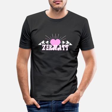 Zermatt Zermatt - Männer Slim Fit T-Shirt