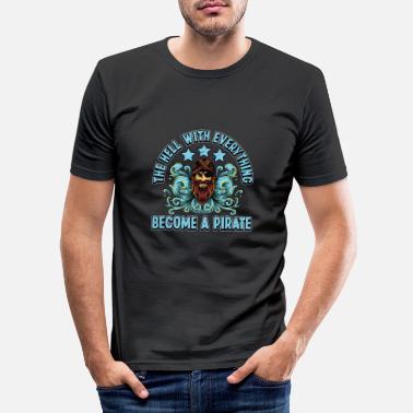 Baie Des Pirates Pirate Pirates Corsaires Chasse au trésor Skull - T-shirt moulant Homme