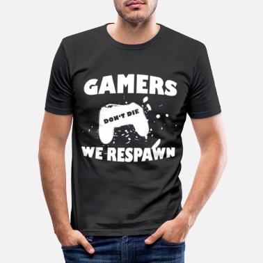 Onlinegames Gamer Gamer Onlinegames Gaming -spillkonsoll - Slim fit T-skjorte for menn