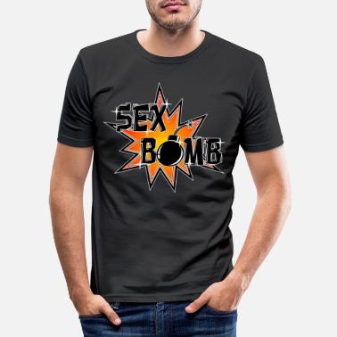 Räjähde Seksipommi seksikäs henkilö kuuma räjähde - Miesten slim fit t-paita