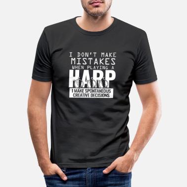 Grande Harpe Cadeau Évolution De Joueur De Harpe T-Shirt 