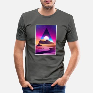 Desert Boots Desert Space - Männer Slim Fit T-Shirt
