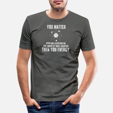 Energii Atomowej Prezent Fizyki Energii Atomowej - Obcisła koszulka męska