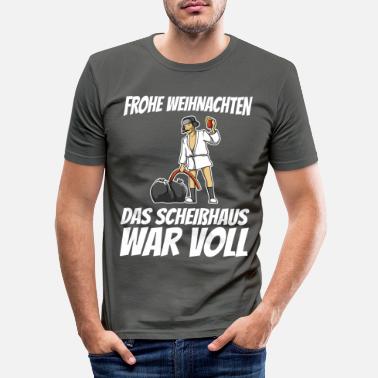 Spreadshirt Weihnachten Scheißhaus War Voll Ugly Christmas Männer T-Shirt 