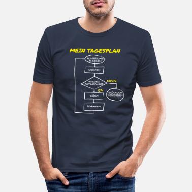 Open Tauchen Taucher Tagesplan Glücklich Meer Geschenk - Männer Slim Fit T-Shirt