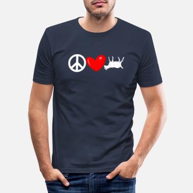 Ben Frieden liebensw�rdige Ziegen-Bauernhof-Tierziegen - Männer Slim Fit T-Shirt