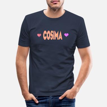 Cosima Cosima - Slim fit T-skjorte for menn