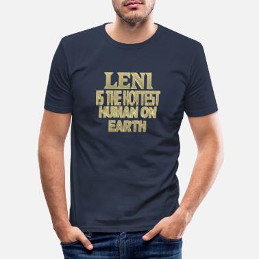 Leni Leni - Mannen slim fit T-shirt
