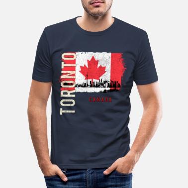 Toronto Toronto - Männer Slim Fit T-Shirt