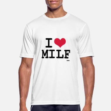 Love i love milf - Sportowa koszulka męska