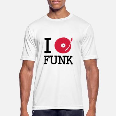 Disk i dj / play / listen to funk - Sports T-shirt mænd