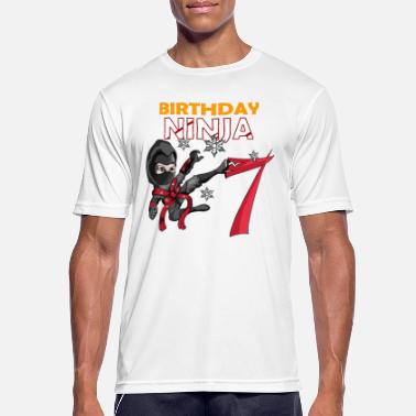 Old For the 7th birthday Ninja martial arts for children - Men&#39;s Sport T-Shirt