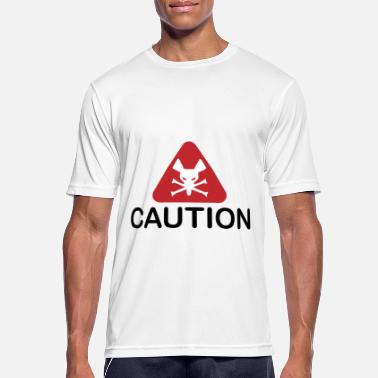 Caution Caution - Männer Sport T-Shirt