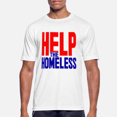 Antifa Aidez-les sans abri solidarité - T-shirt sport Homme
