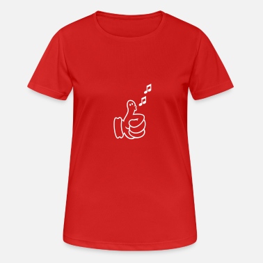 Kciuki Gwizdanie kciuki / gwizdanie kciuki (1c) - Sportowa koszulka damska