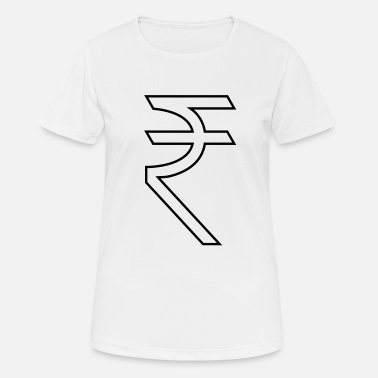 Rupi Rupier, valuta, india, penger, kontanter - Sport T-skjorte for kvinner