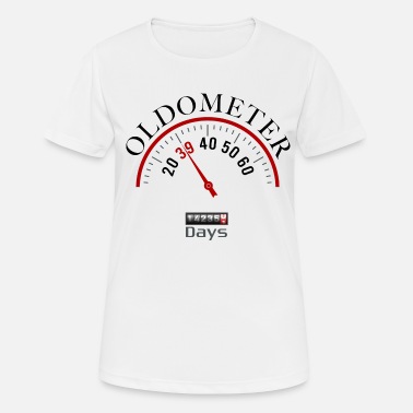 Impreza Oldometer 39 urodziny - Sportowa koszulka damska