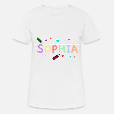 Imię Imię Sophia - Sportowa koszulka damska