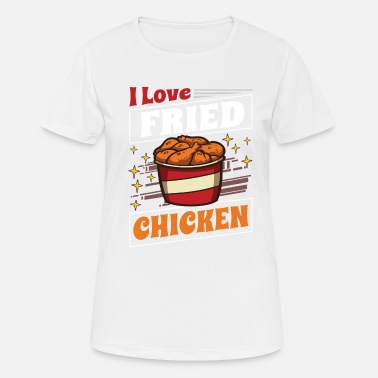 Rôti Chicken Wings Poulet Fast Food Idée cadeau - T-shirt sport Femme