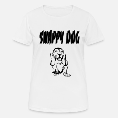 Zgryźliwy zgryźliwy pies - Sportowa koszulka damska