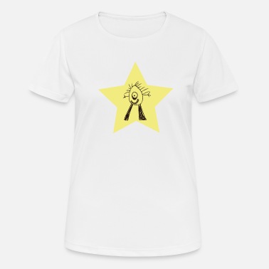 Dansemonster dansende monsterstjerne - Sport T-skjorte for kvinner