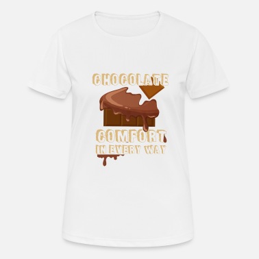 Chocolate Chocolate - consolation - snacking - delicious - chocolate - Women&#39;s Sport T-Shirt