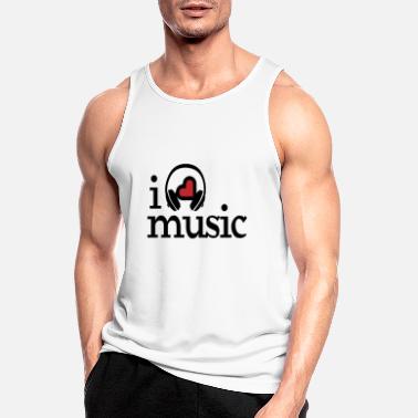 I Love Music I love music music I love music - Men&#39;s Sport Tank Top